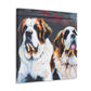 Saint Bernard Blessing - Canvas