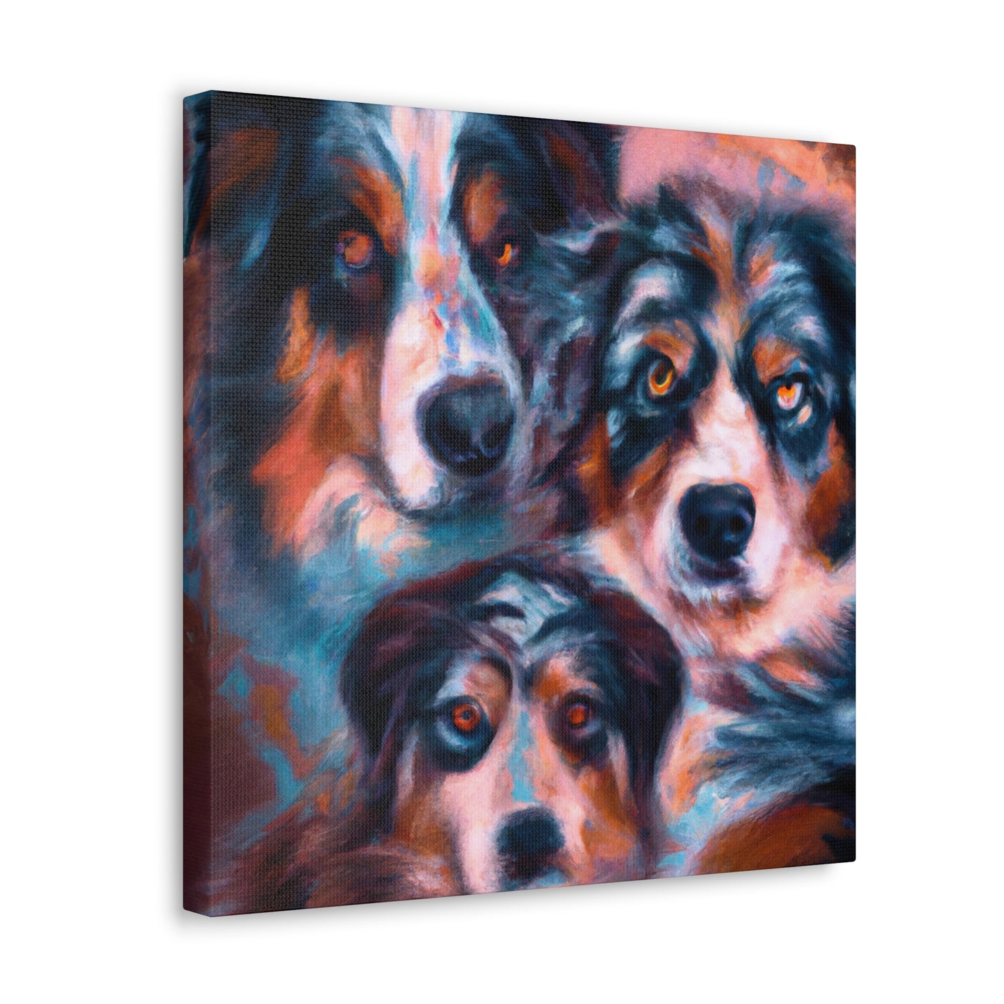 "Aussie Shepherd Surrealism" - Canvas