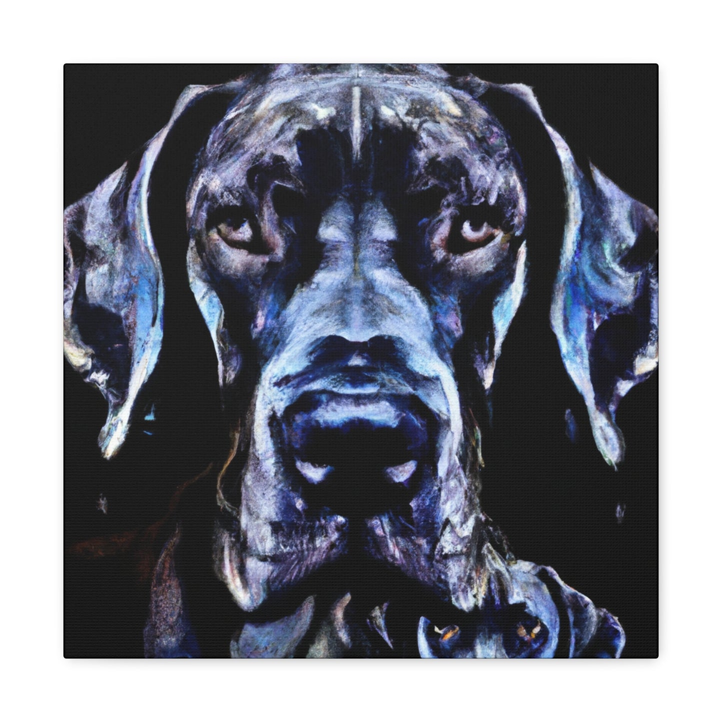 Great Dane in Deco. - Canvas