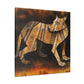 Roaring Tasmanian Tiger - Canvas