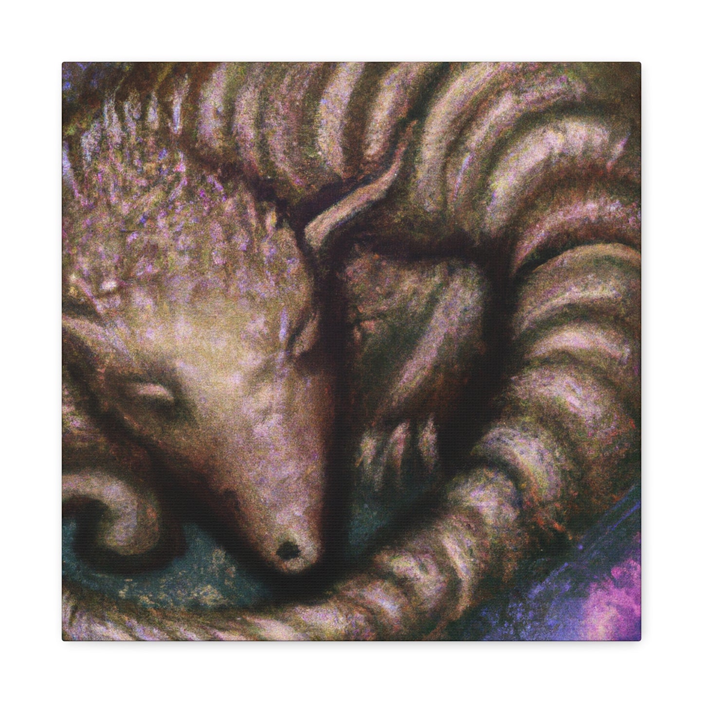 "Pangolin's Surreal Dream" - Canvas