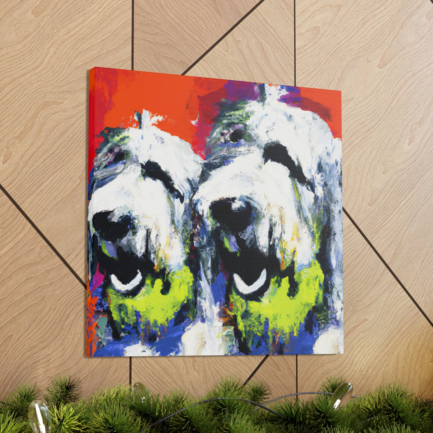 Old English Shepherdess - Canvas