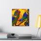 "Conures in Impressionism" - Canvas