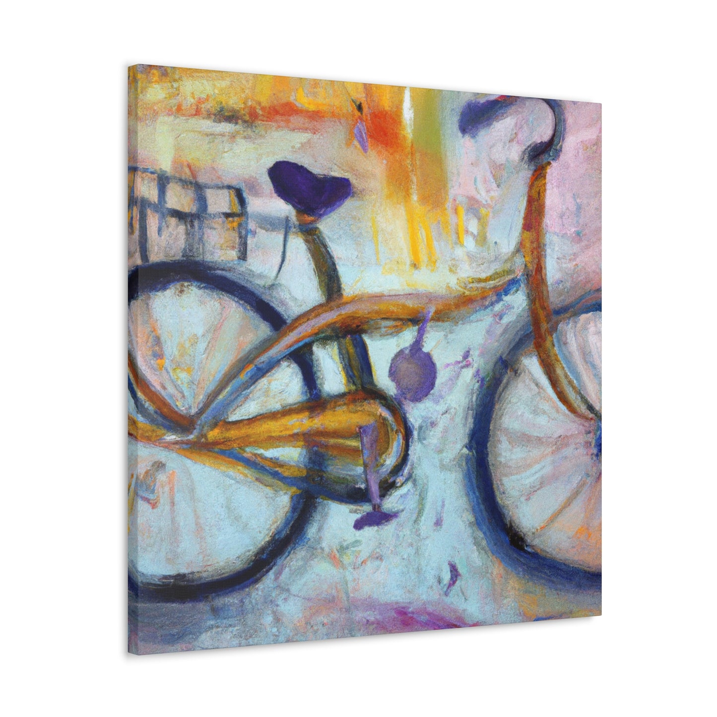 "Cycle of Freedom Wheels" - Canvas