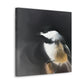 "Chickadee in the Spring". - Canvas