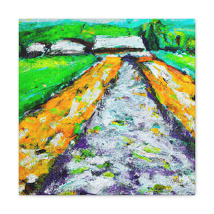 "Country Road Embrace" - Canvas