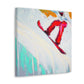 "Snow Boarding Expressionism" - Canvas