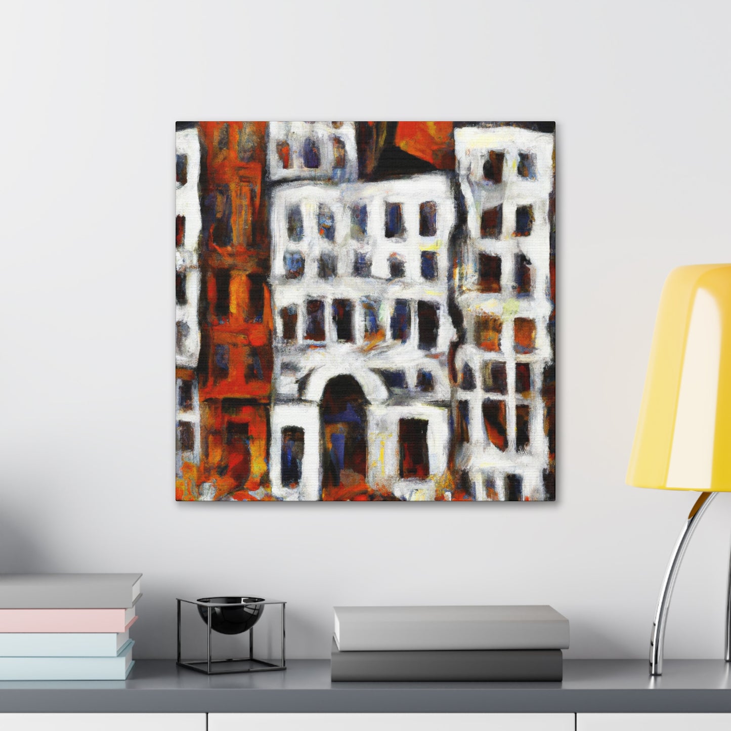 Baroque Abstract Reflection - Canvas