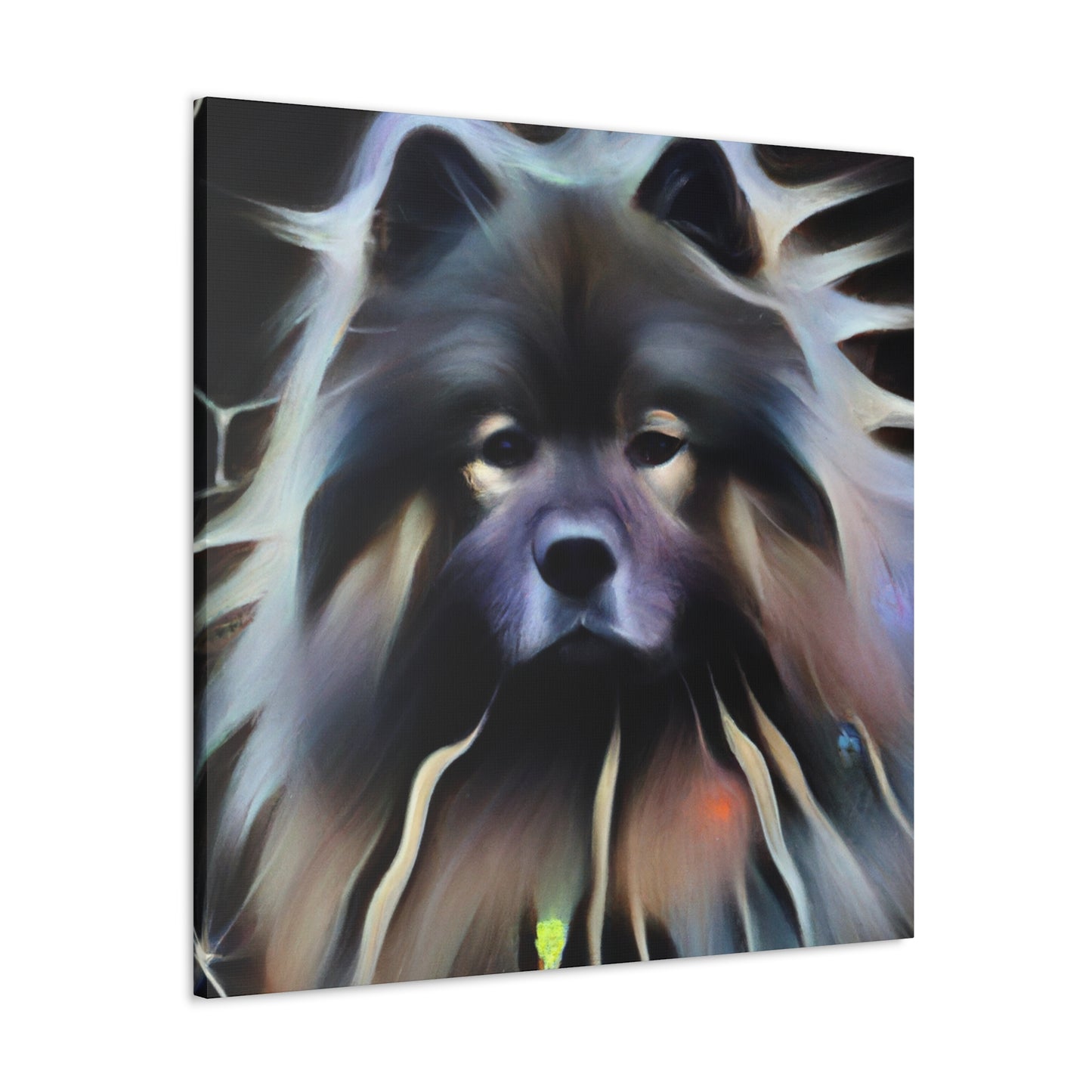 Keeshond Digital Delight - Canvas