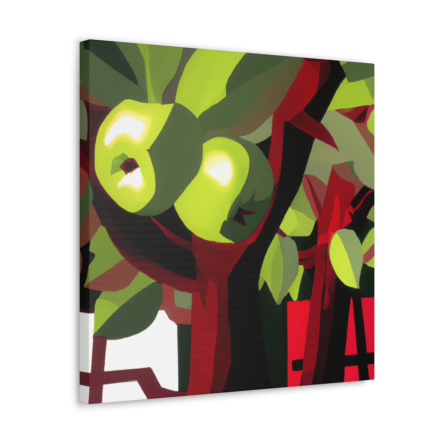 "Apple Tree Reflection: Deco" - Canvas