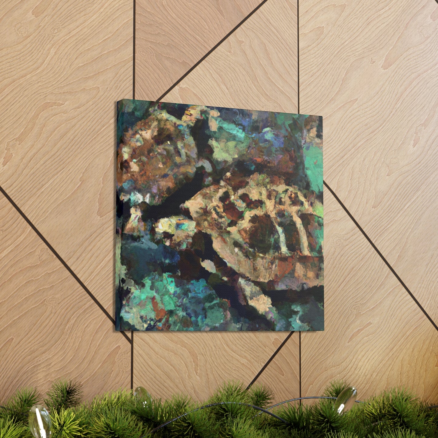 "Tortoise in Repose" - Canvas