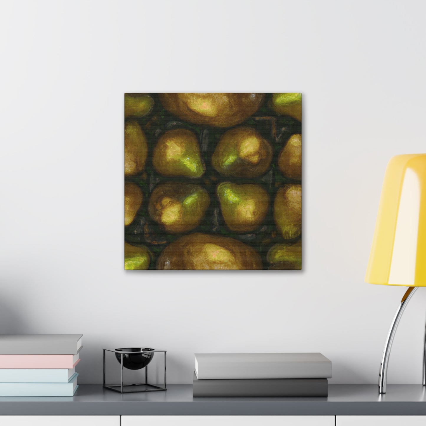 "Pear in Soft Sunrise" - Canvas