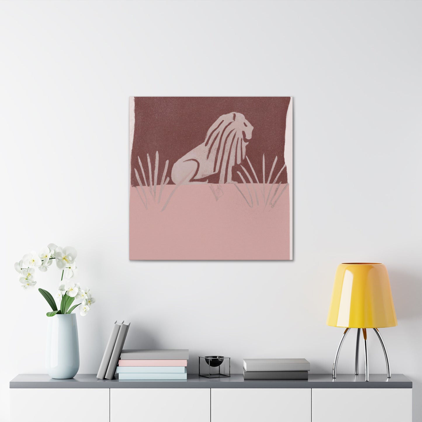 "Lion of Minimalism" - Canvas