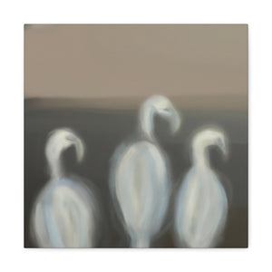 "African Greys Impressionism" - Canvas