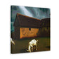 Goat and Greenery Peaceful - Canvas