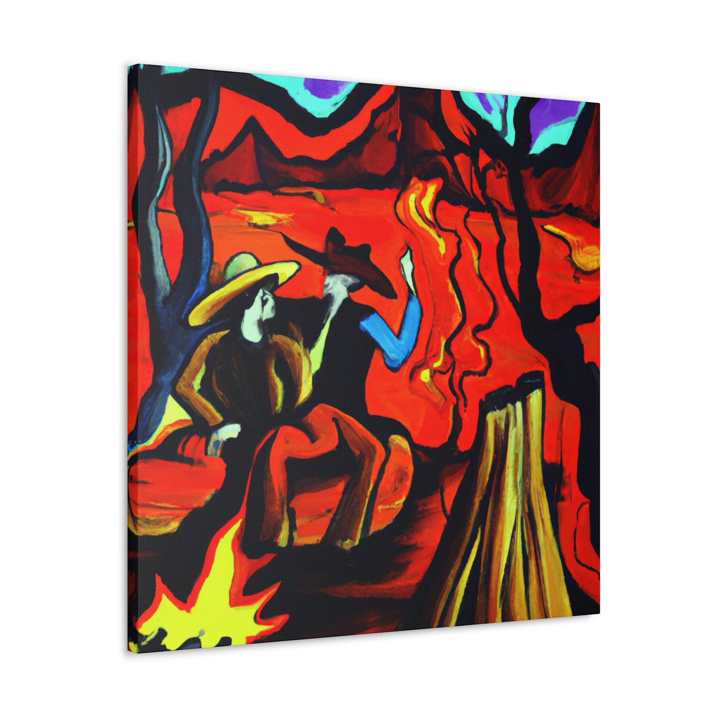 Campfire Brilliance Burning - Canvas