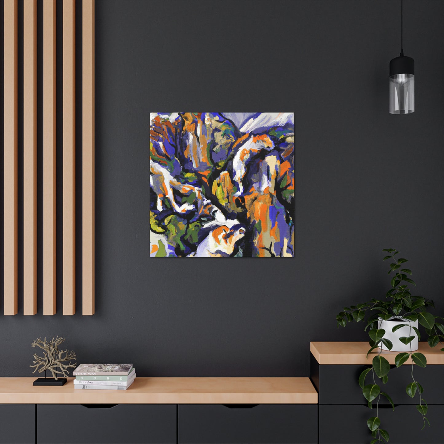 Lynx in Abstraction - Canvas