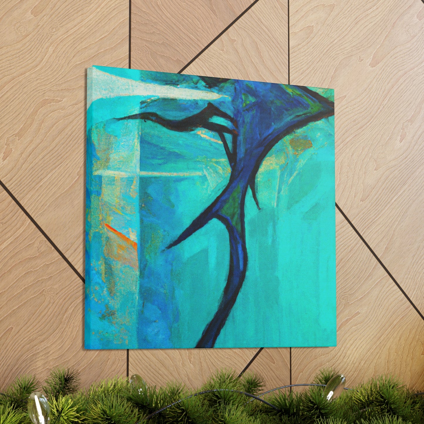 "Sailfish in Art Deco" - Canvas