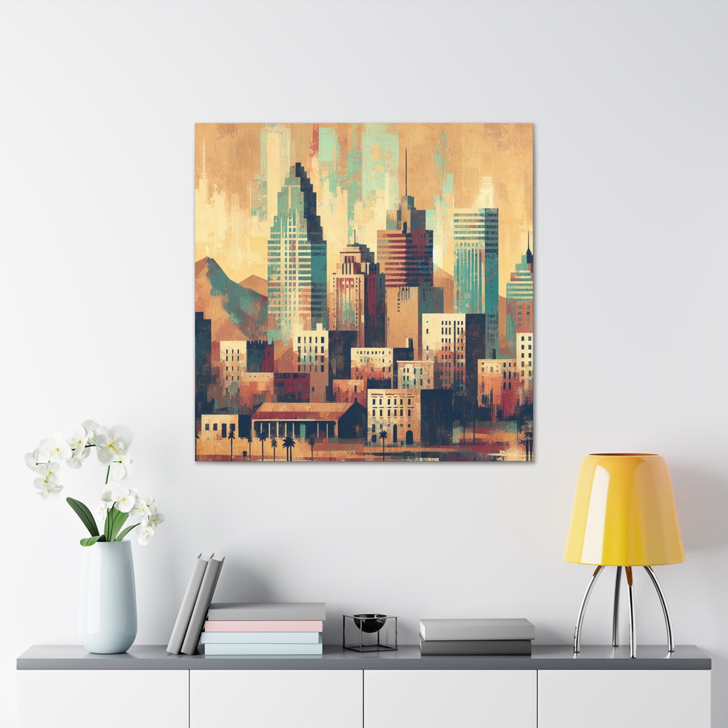 Burning Desert Rebirth - Canvas