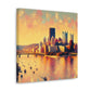 Riverside Sunsets: Pittsburgh - Canvas