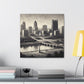 "Cityscape Symphony: St. Louis" - Canvas