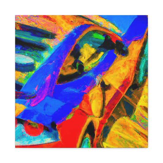 "Modern Car Abstractions" - Canvas