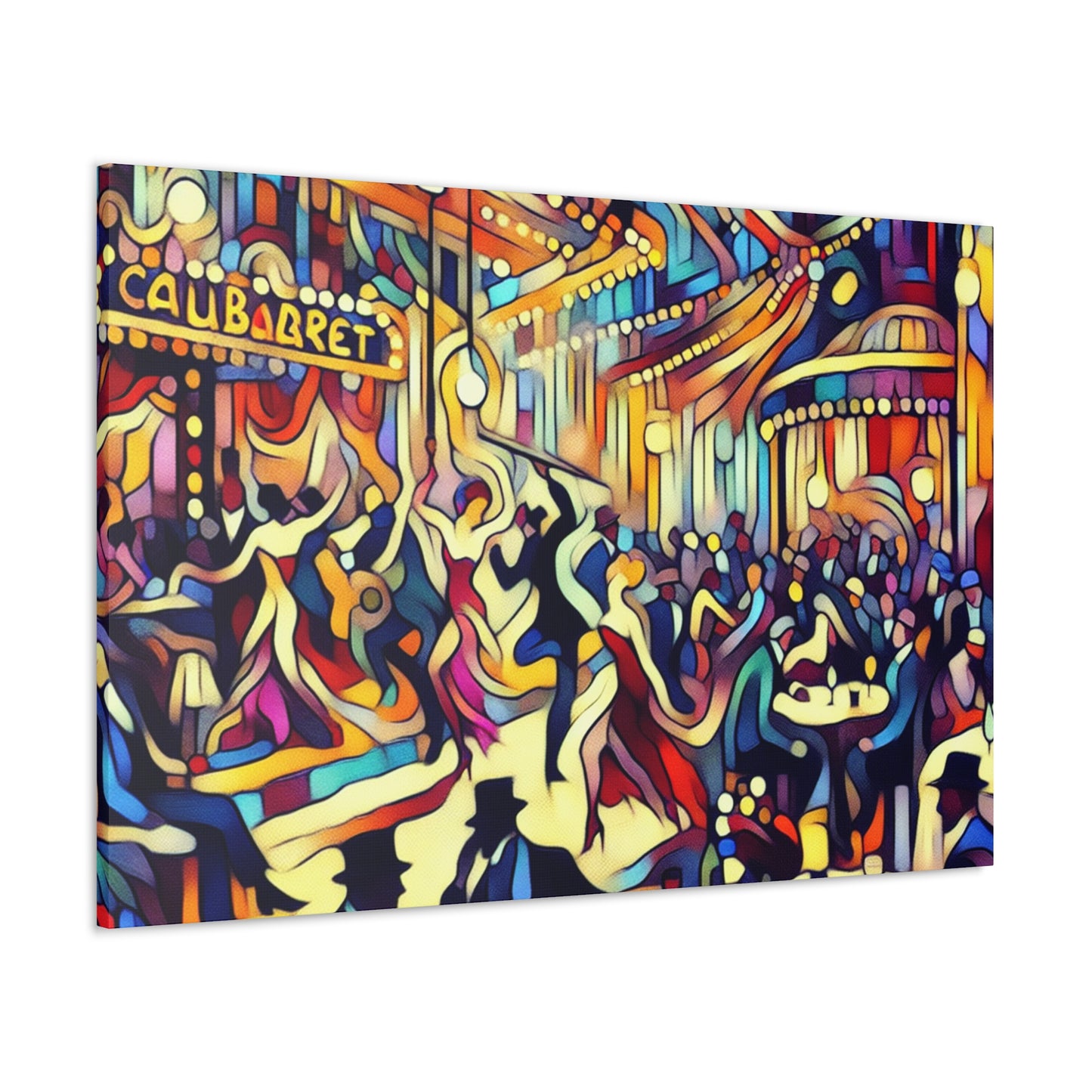 Vibrant Cabaret Extravaganza - Canvas