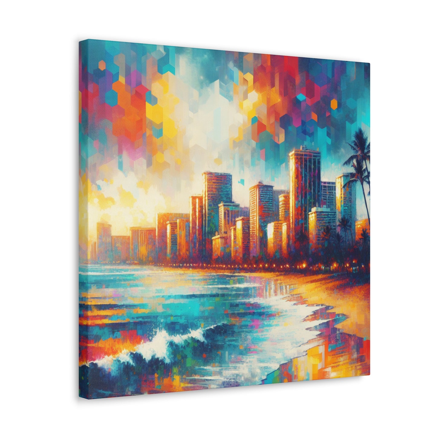 Island Paradise Awakening - Canvas