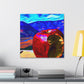 Apple Pop Reflection - Canvas