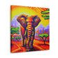 "Elephant in the City" - Canvas