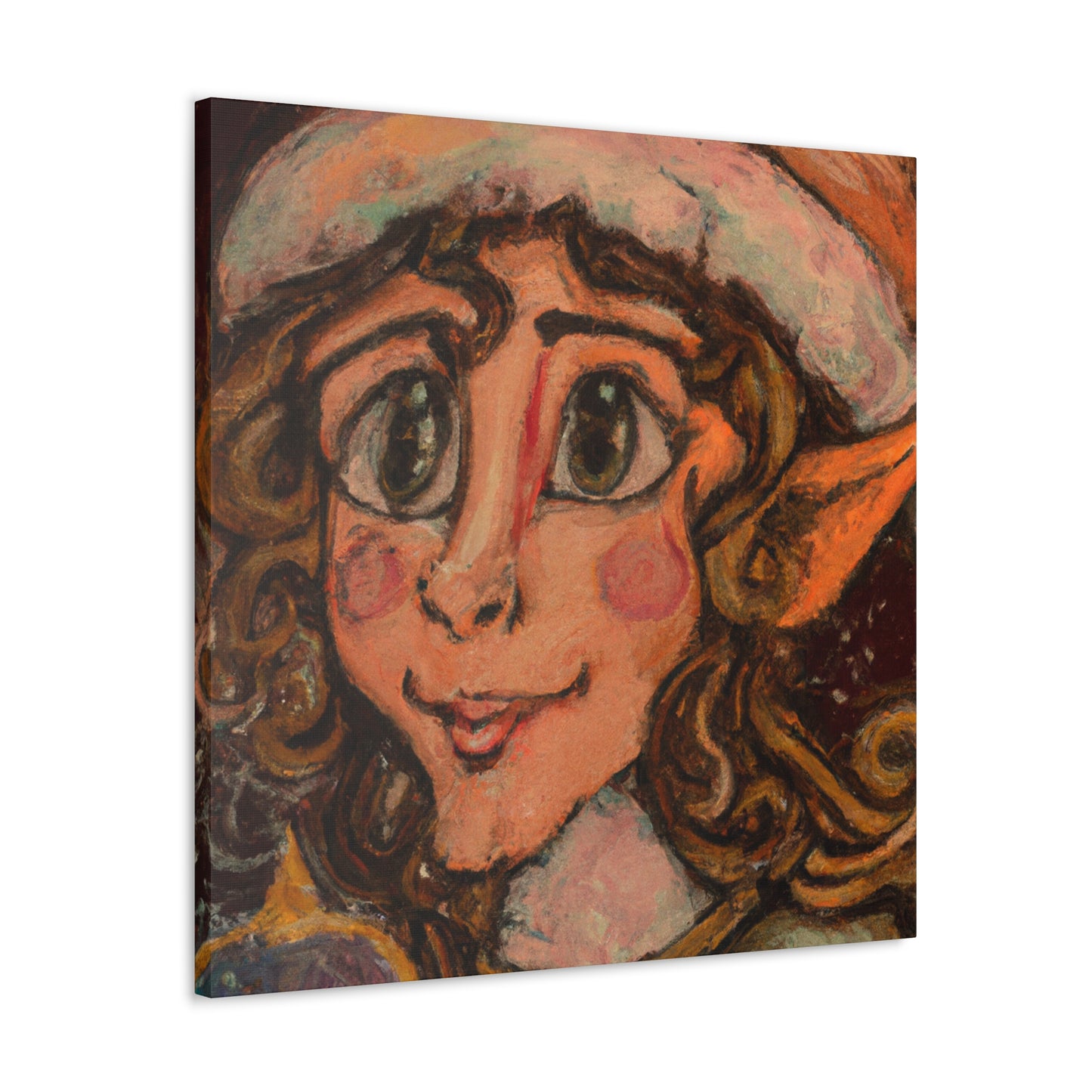 Elf in Regal Robes - Canvas