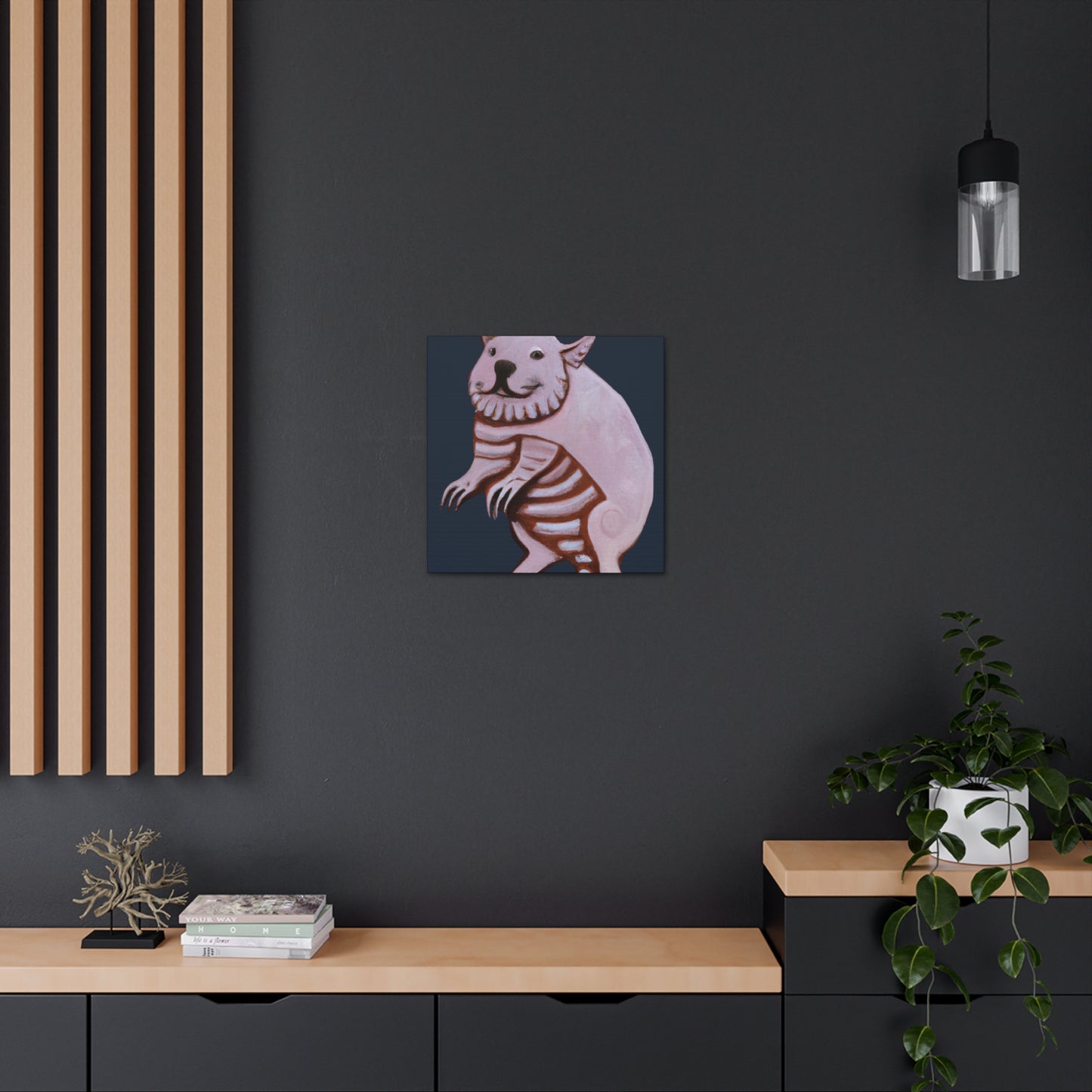 "Wombat's Winter Wonderland" - Canvas