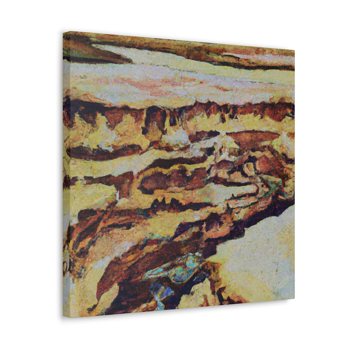 Canyon in Bold Colors - Canvas