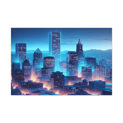 "Enchanting Portland Mosaic" - Canvas