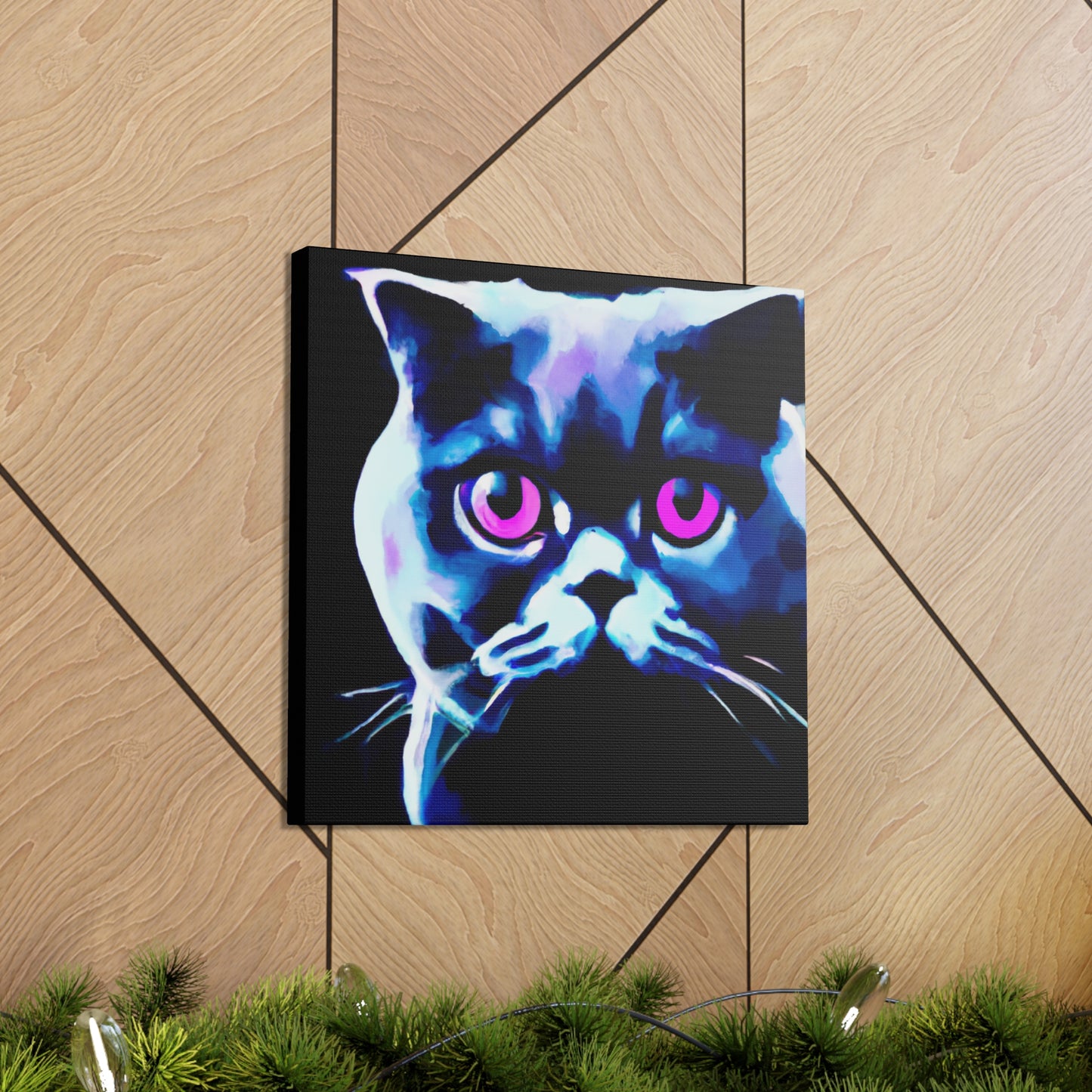 "British Shorthair Reflection" - Canvas