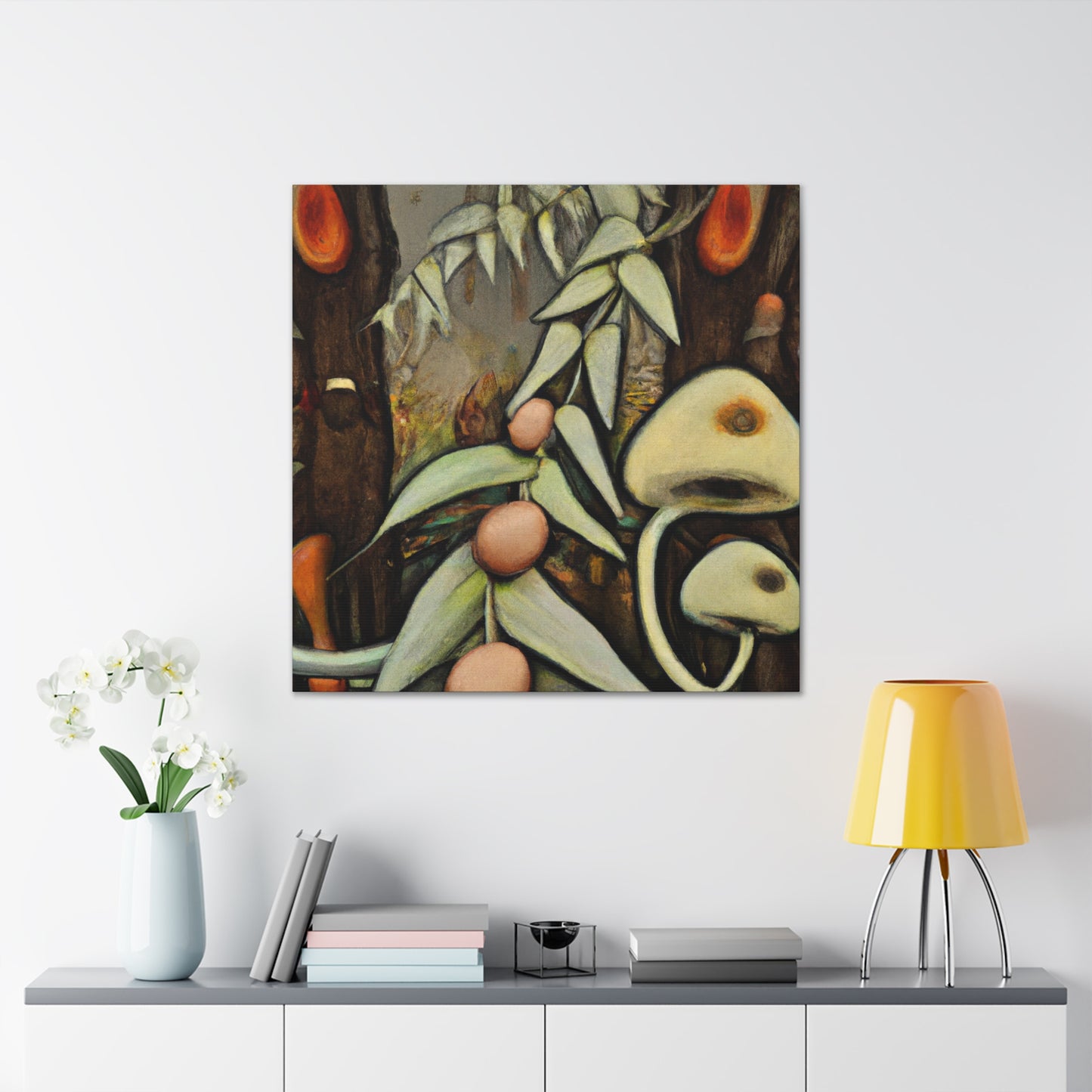 Mushroom Magic Splendour - Canvas