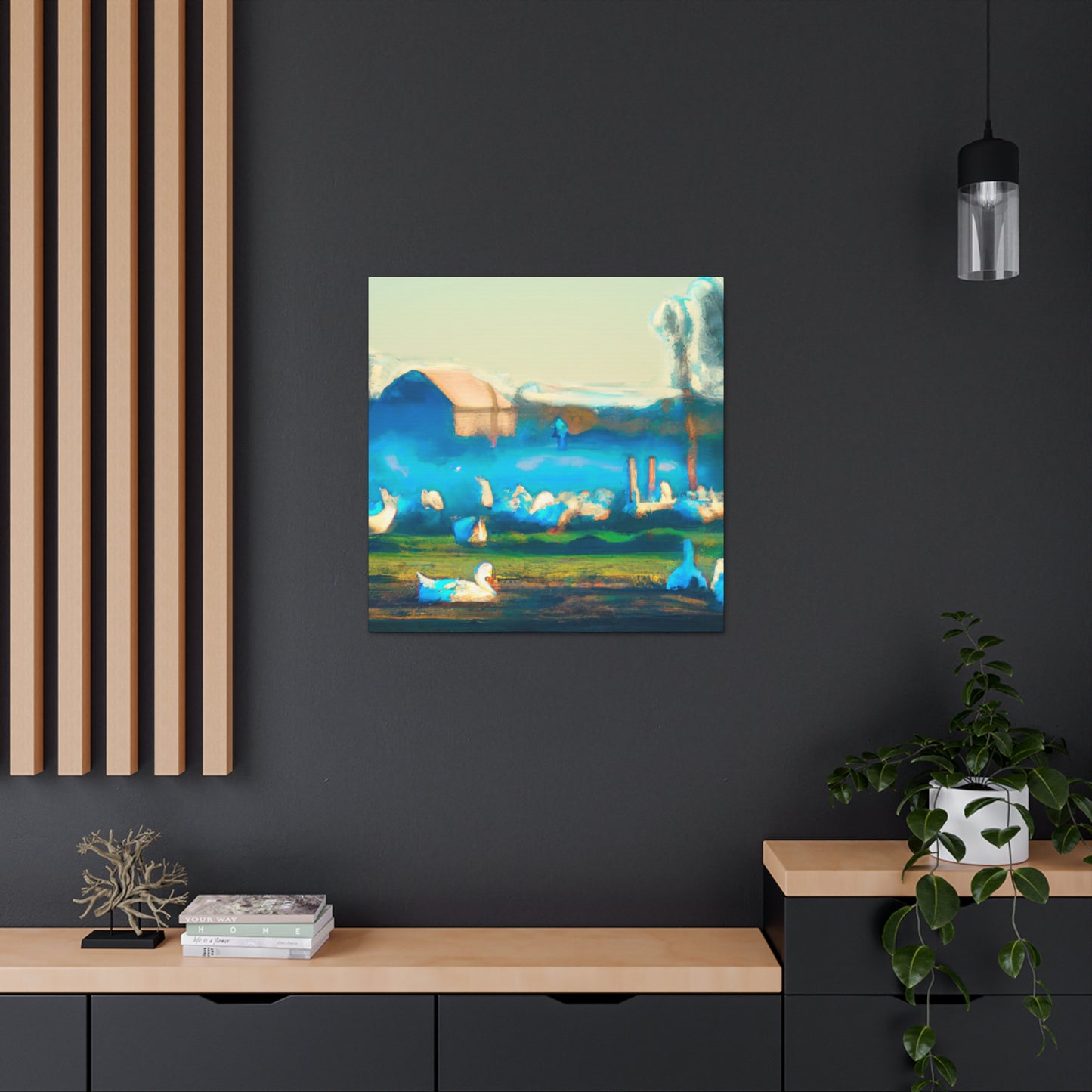 DUCK Illuminated Sunrise - Canvas