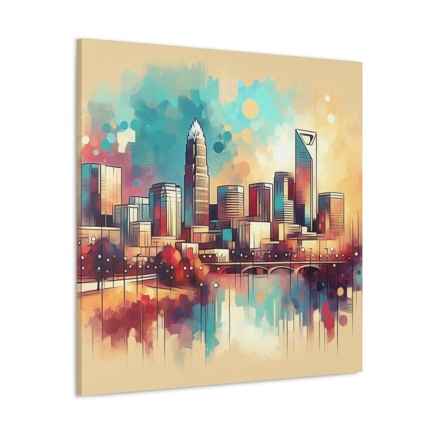 "The Vibrant Urban Spectrum" - Canvas