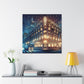 Moonlit Metropolis Magic - Canvas