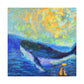 Whale in Impressionism - Canvas