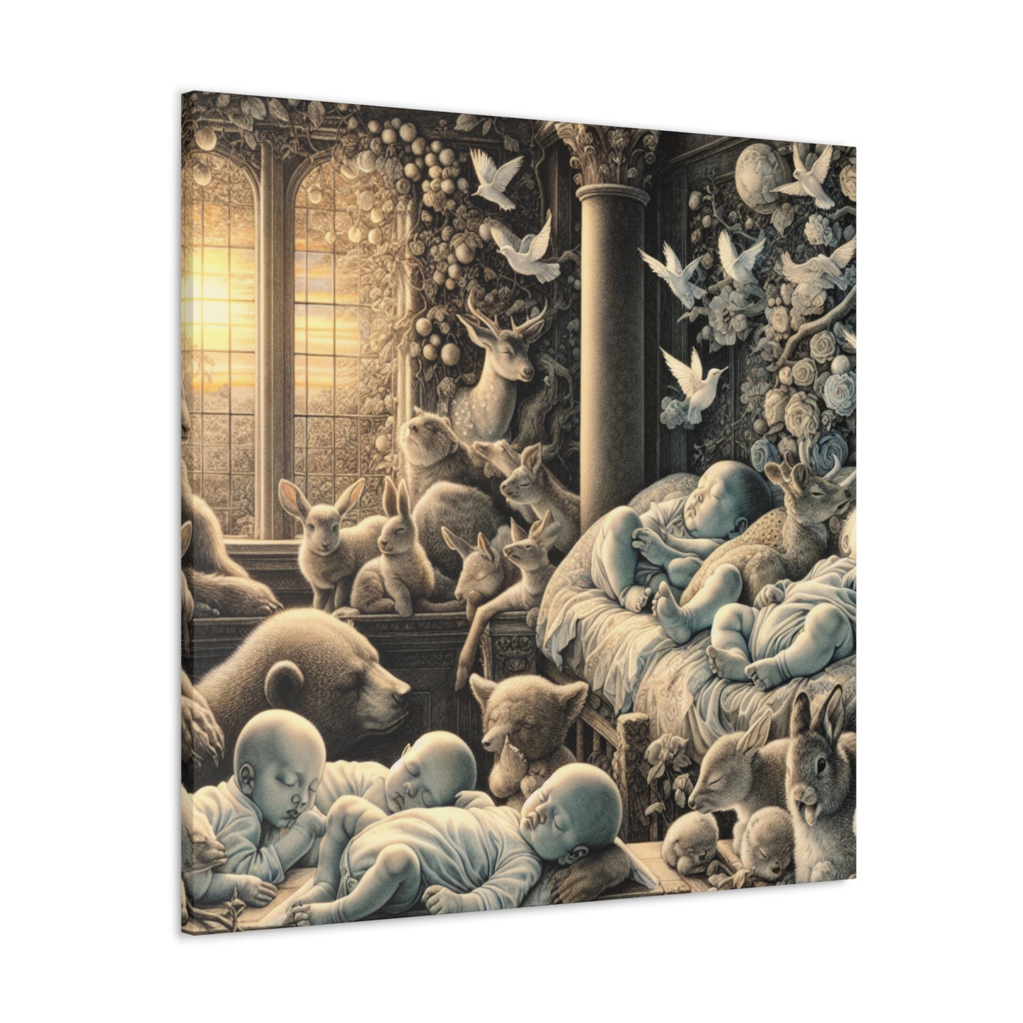 Slumbering Woodland Serenade - Canvas