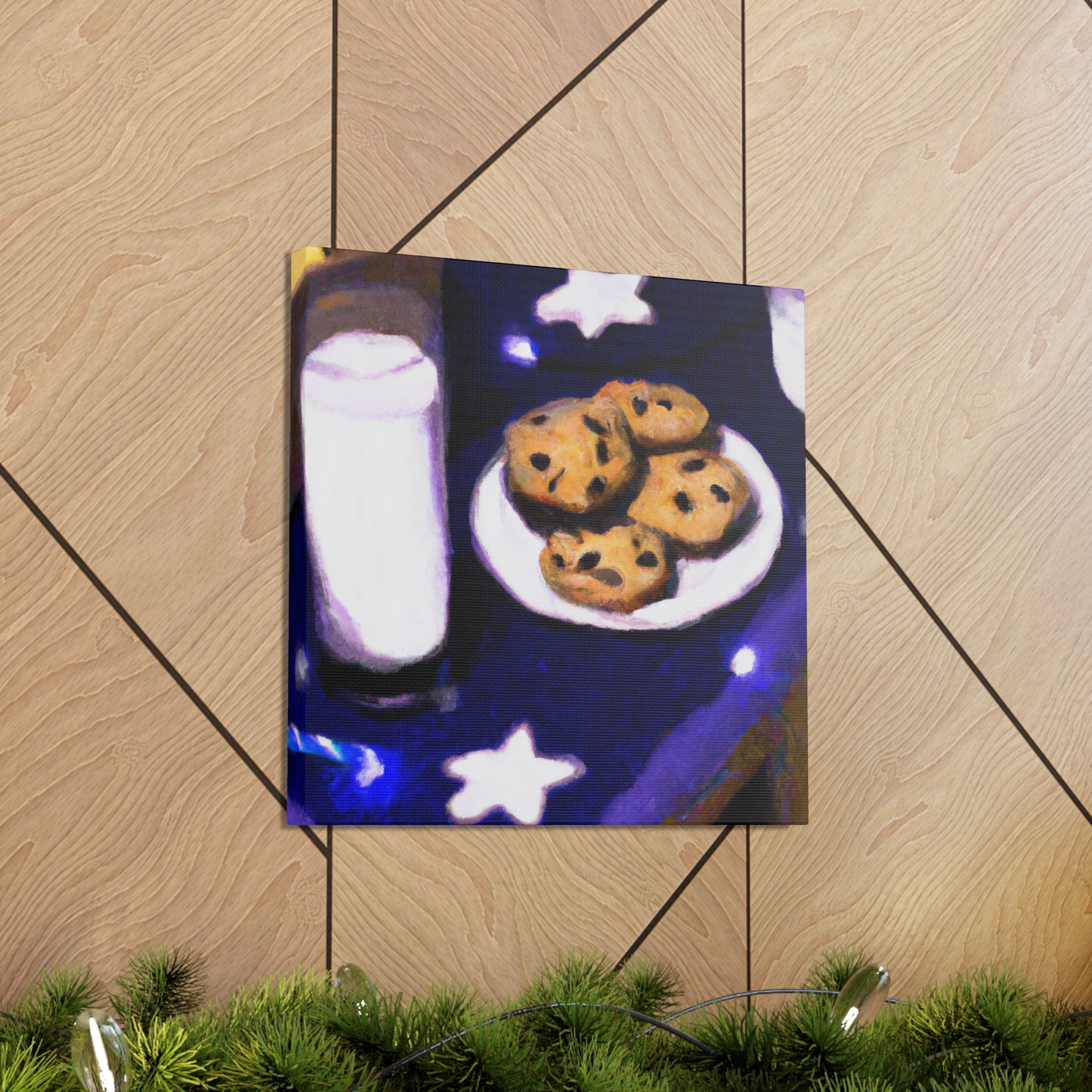 Milk and Cookie Delight - Canvas