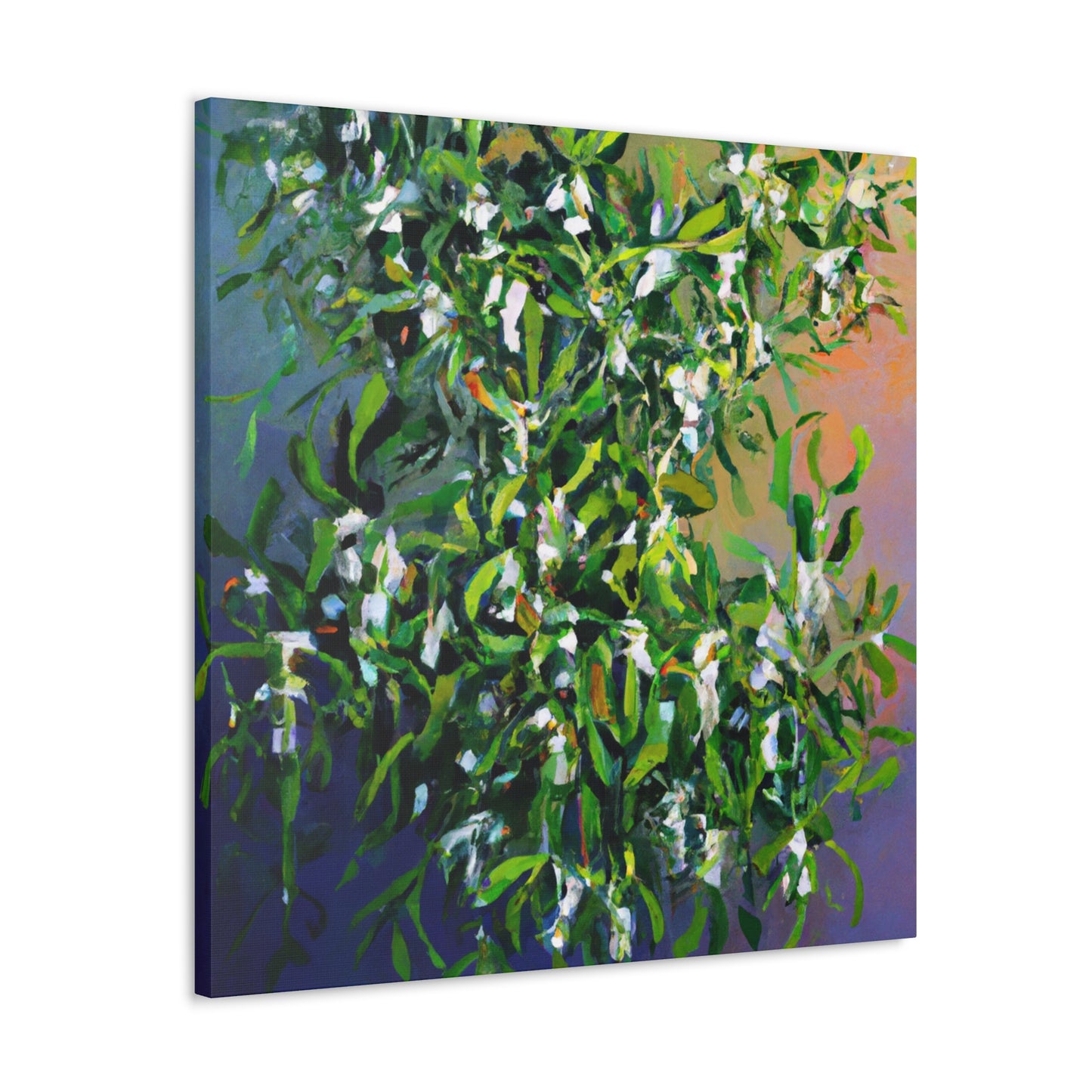 Mistletoe in Moonlight - Canvas