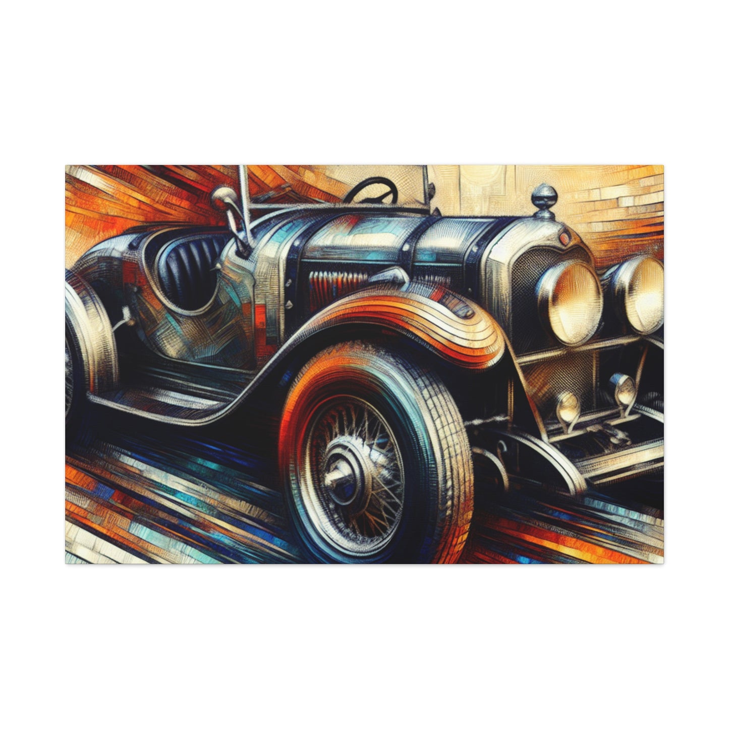 "Racing through Time" - Canvas