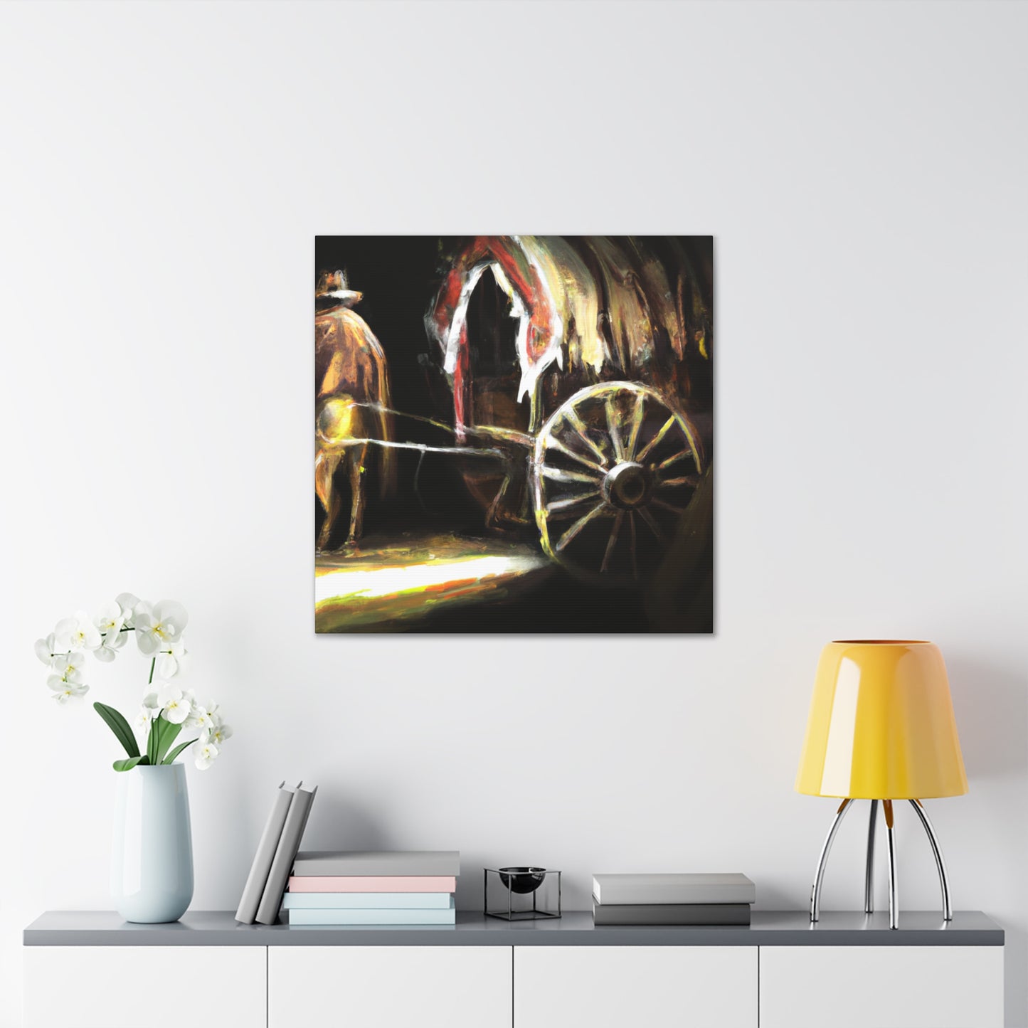 "Chuck Wagon Splendor" - Canvas