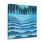 "Sonic Art Deco Wave" - Canvas