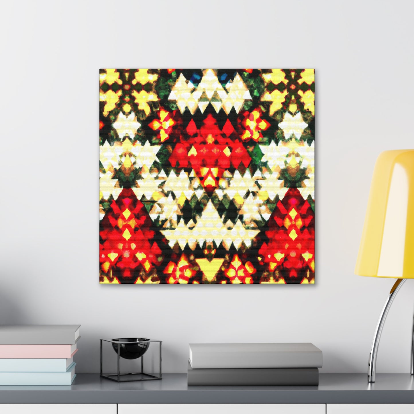 "Christmas Lights Twinkle Bright" - Canvas