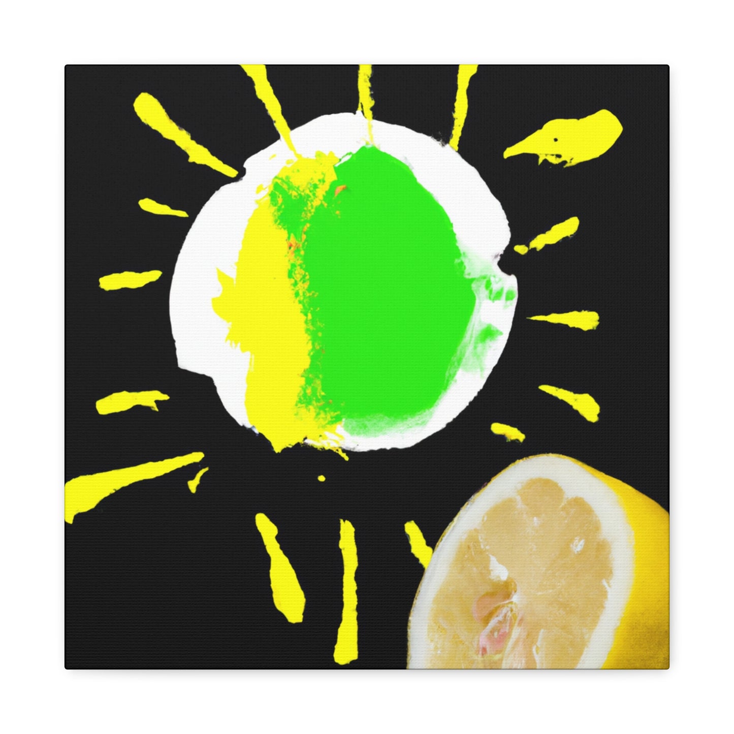 Lemon Juicy Brilliance - Canvas