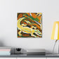 Crocodile in Abstract - Canvas