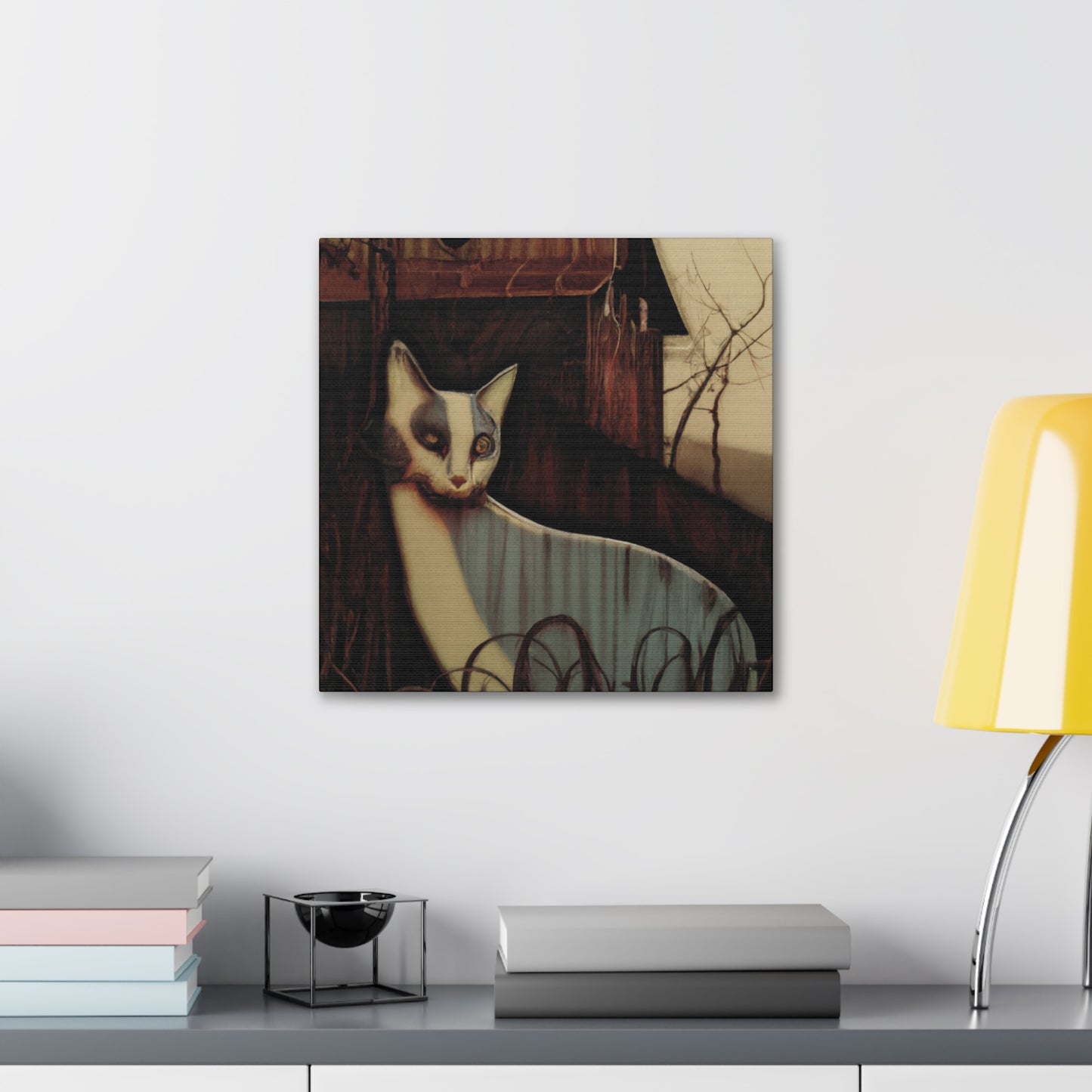 Cat of the Barn - Canvas